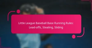 Little League Baseball Base Running Rules: Lead-offs, Stealing, Sliding